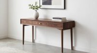 top narrow hallway console tables