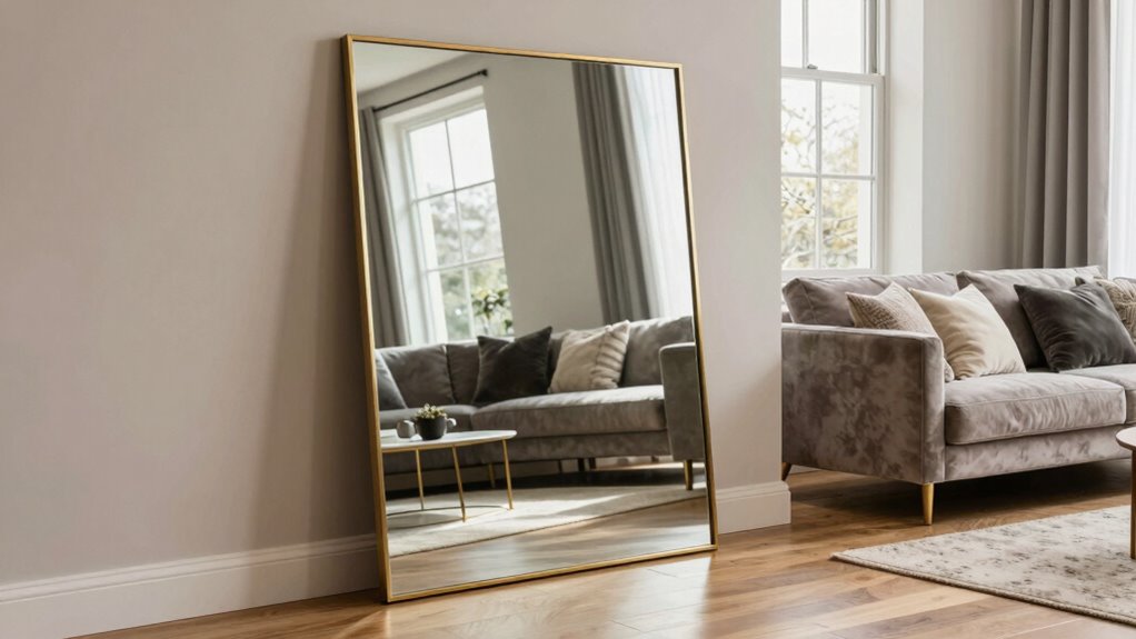 top oversized living room mirrors