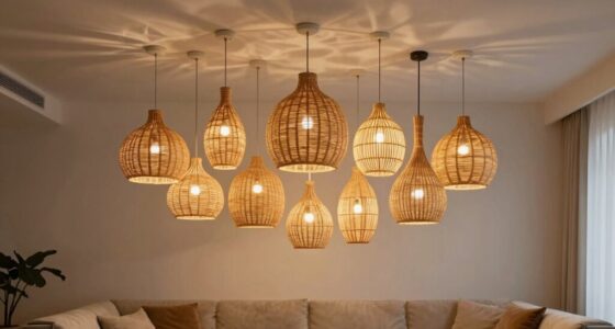 top rattan pendant lights
