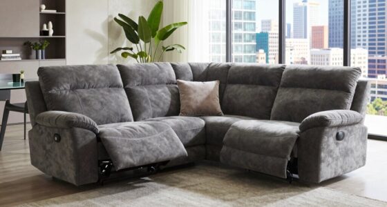 top recliner sectional sofas