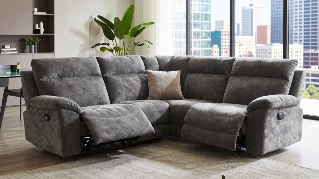 top recliner sectional sofas
