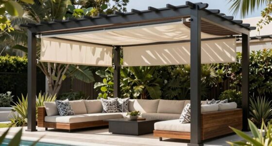 top retractable pergola options