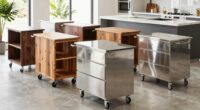 top rolling kitchen carts