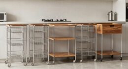 top rolling kitchen carts