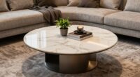 top round sectional coffee tables