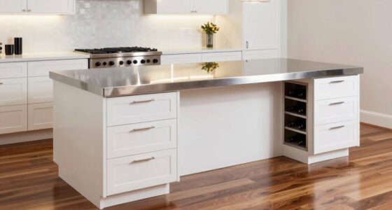 top stainless kitchen islands