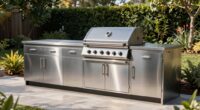 top stainless outdoor cabinets