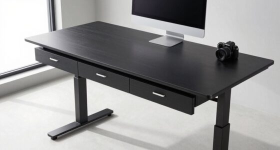 top standing desks with drawers