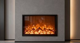 top wall mounted electric fireplaces