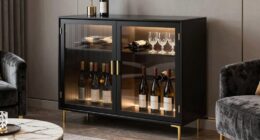 top wine bar cabinets