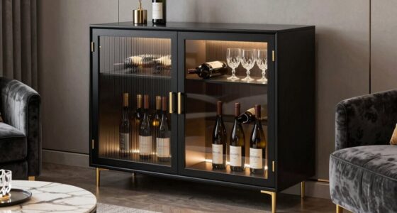 top wine bar cabinets