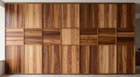 top wooden wall panels