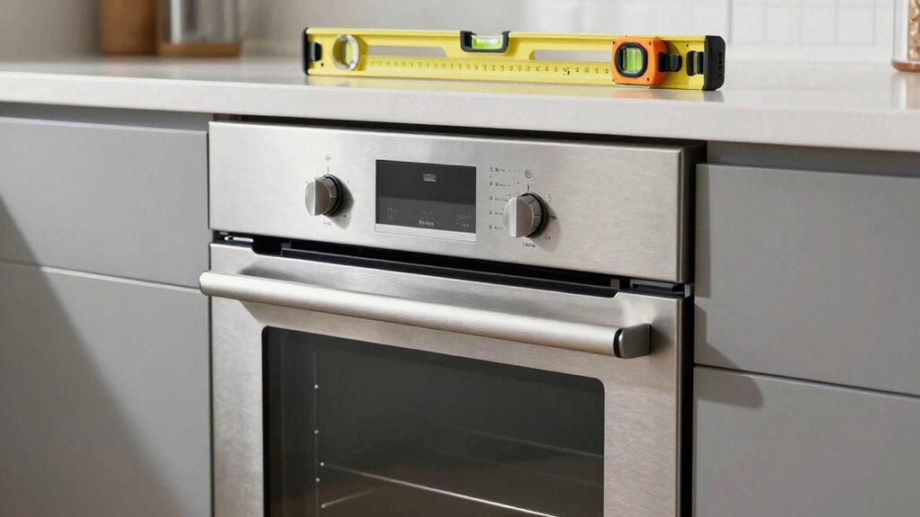 wall oven cutout dimensions