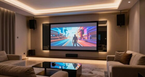 acoustically transparent screen solution