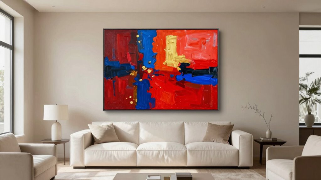 art creates focal point