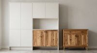 built in vs freestanding storage