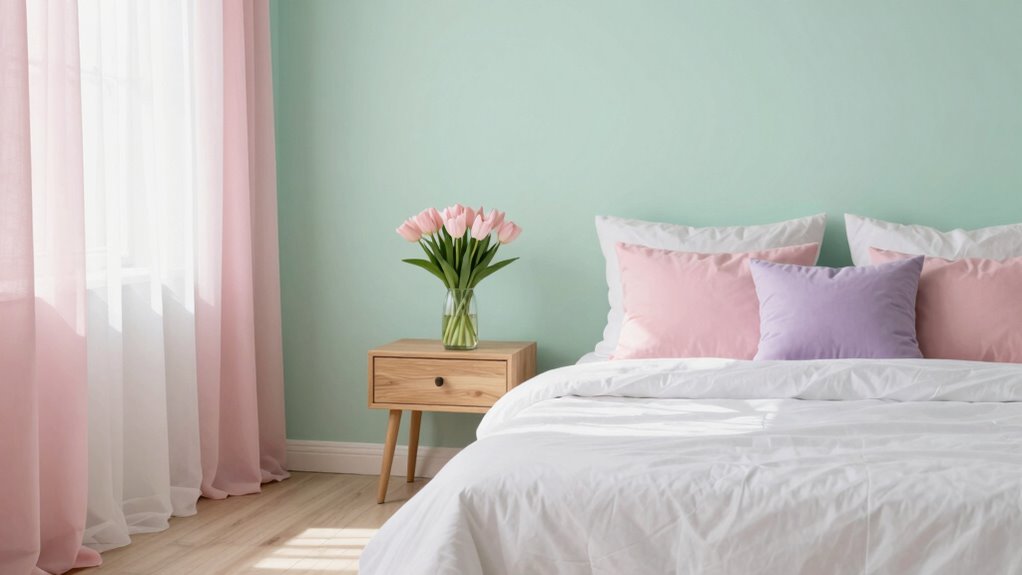 calm spring bedroom colors