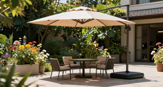 cantilever umbrellas provide versatility