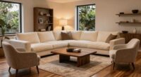 conversation focused furniture arrangement