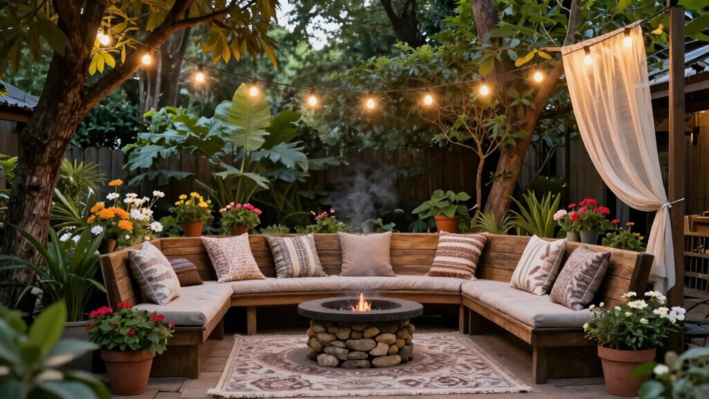 cozy private outdoor retreat