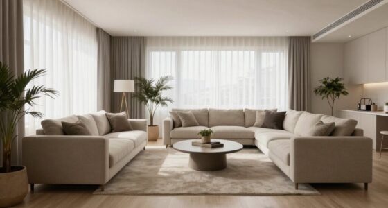 create calm open spaces