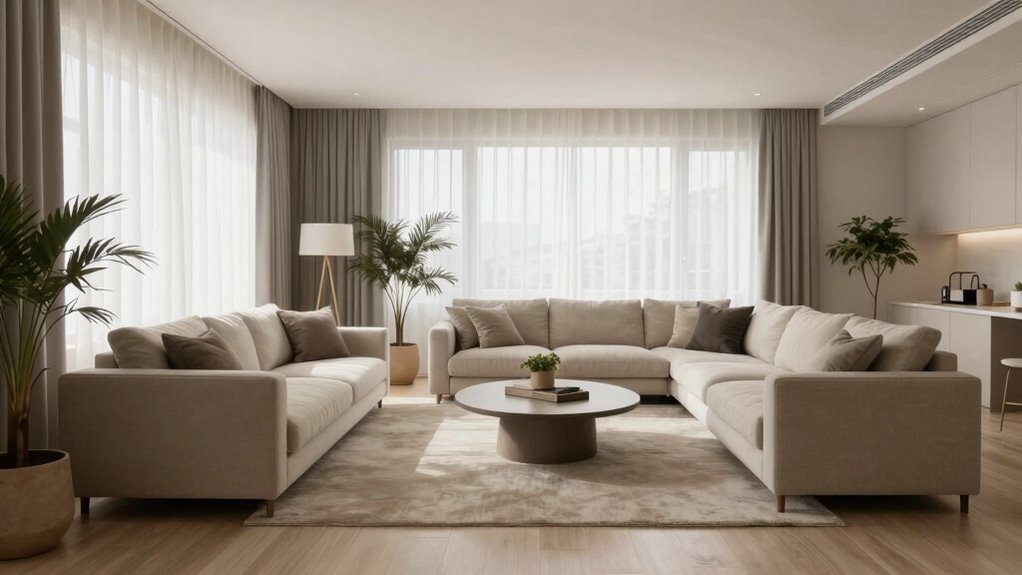 create calm open spaces