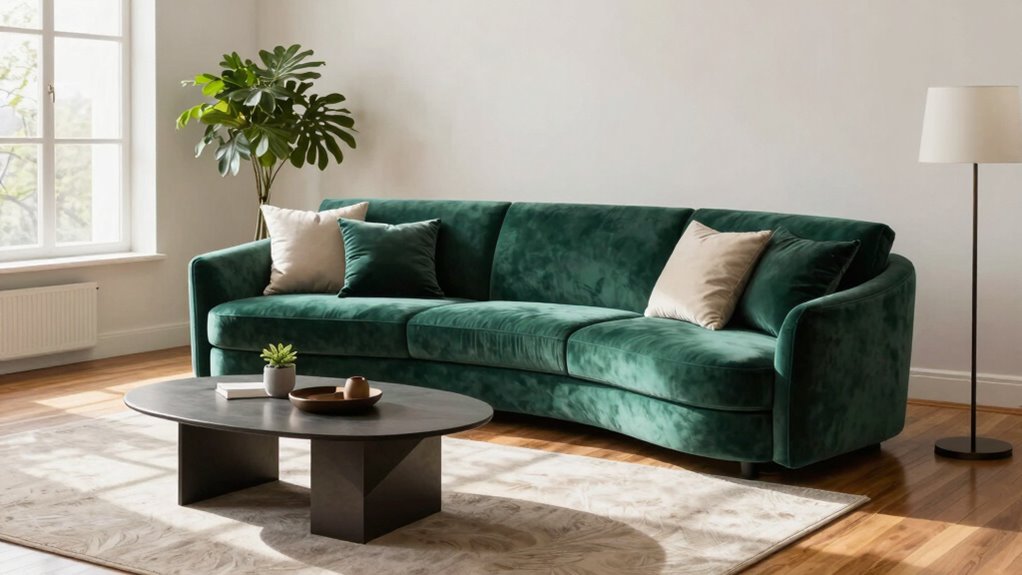 curved sofas enhance living spaces
