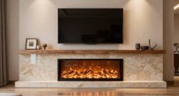 electric fireplace media wall guide