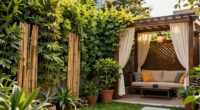 enhance privacy outdoors effectively