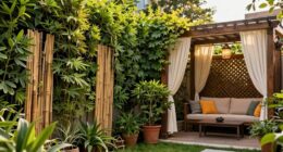 enhance privacy outdoors effectively