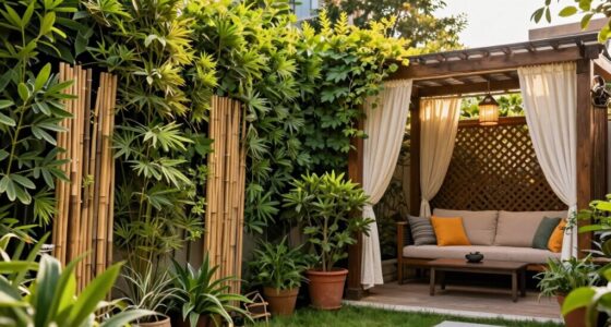 enhance privacy outdoors effectively