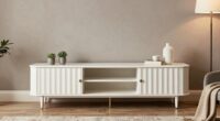fluted tv stands for small rooms