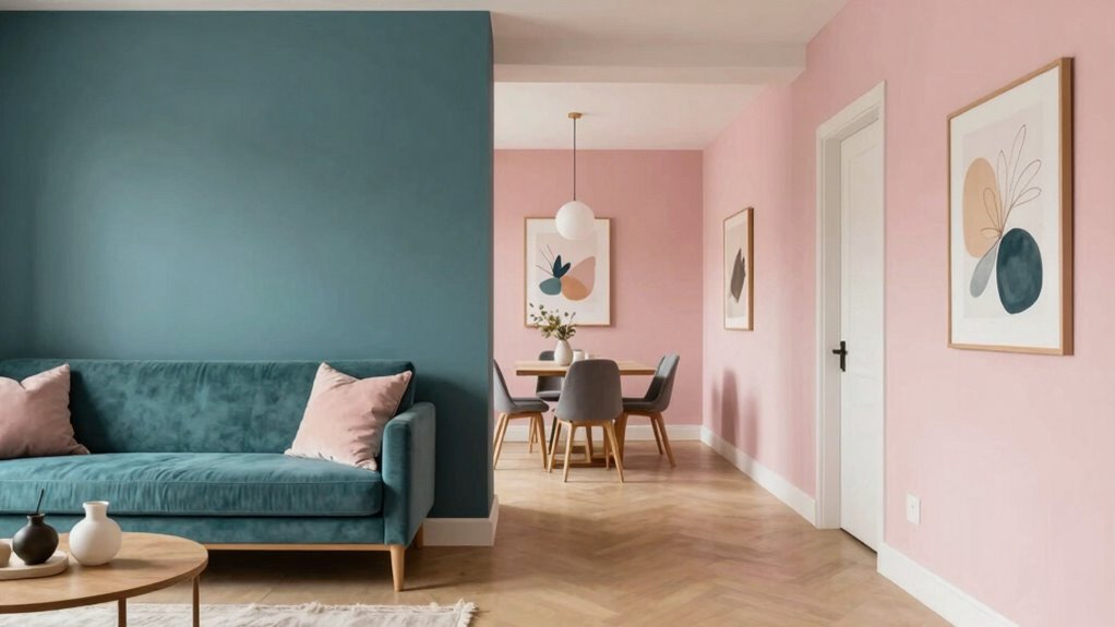 harmonious color transitions throughout