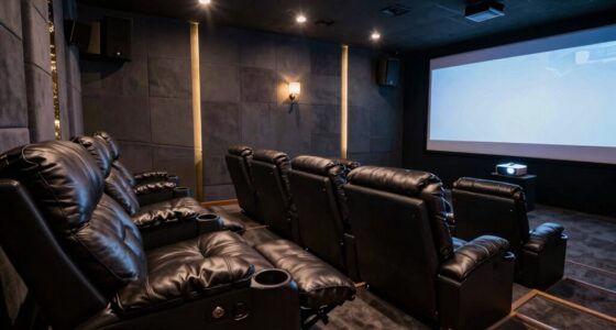 home theater recliner spacing