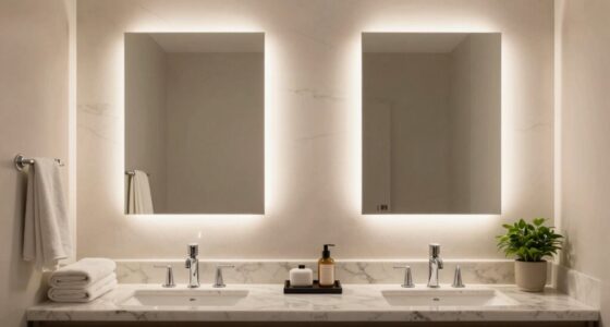 illuminated mirrors enhance functionality