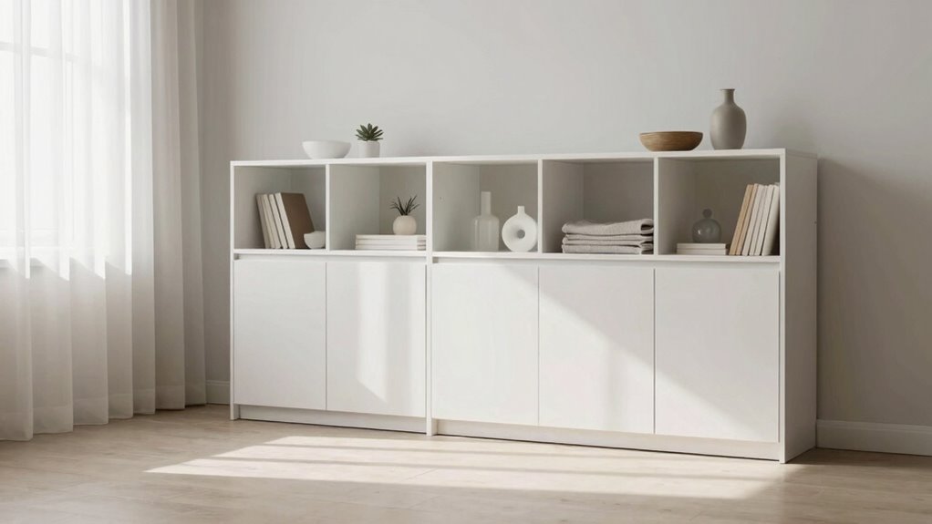 lighten room with cabinets