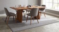 low pile rugs preferred dining