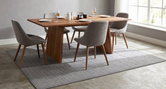 low pile rugs preferred dining