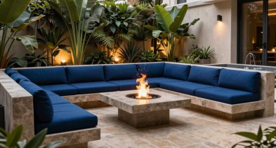 luxurious small patio designs