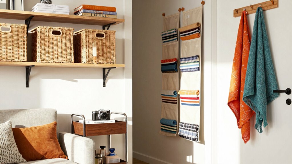 maximize space with creative storage