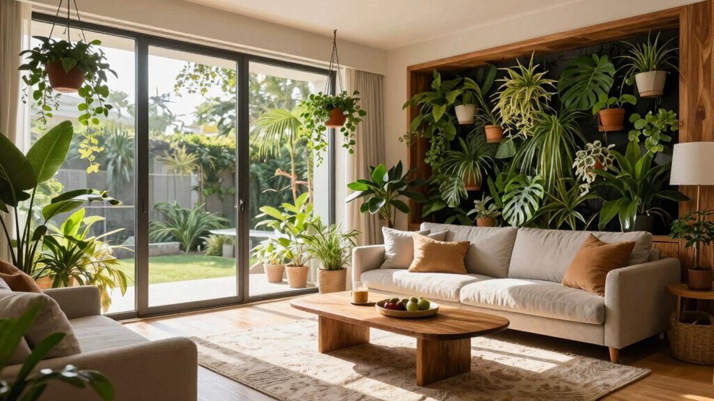 natural light greenery natural materials