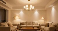 optimal living room lighting