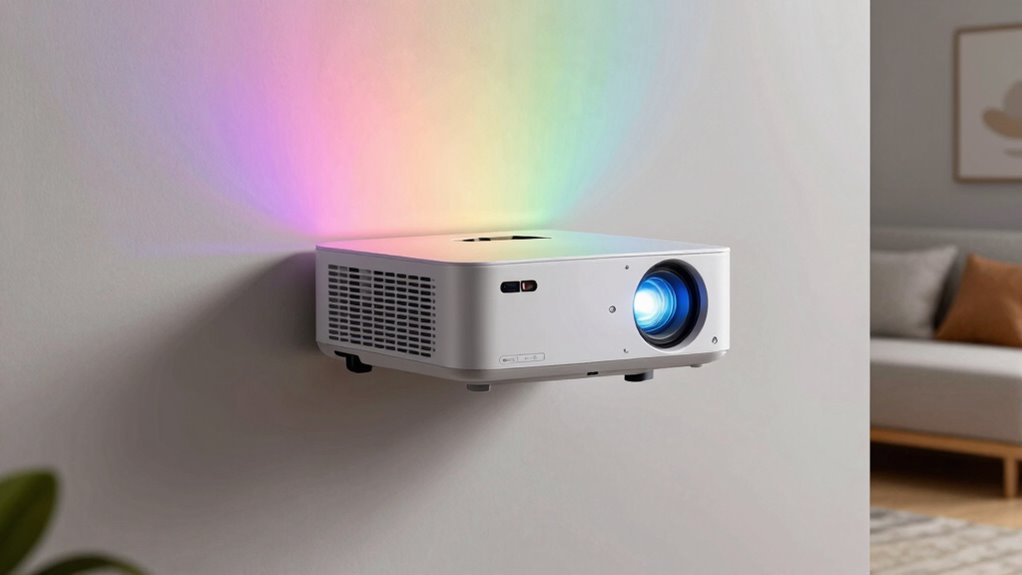 optimize projector wall setup