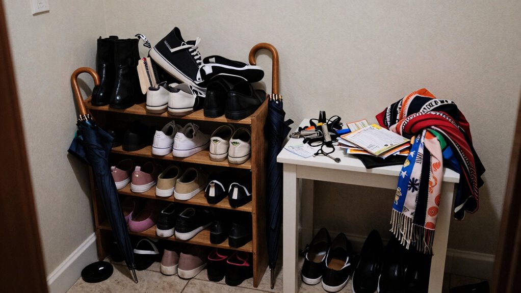 organize entryway for clarity
