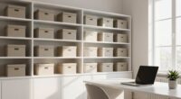 organized clutter free workspace