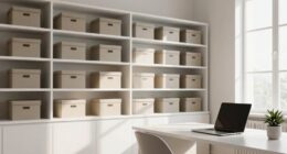 organized clutter free workspace