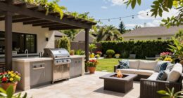 outdoor features for entertaining