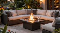 outdoor fire table gatherings