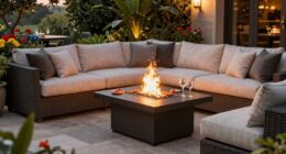 outdoor fire table gatherings