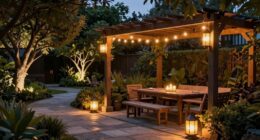 outdoor lighting for entertaining